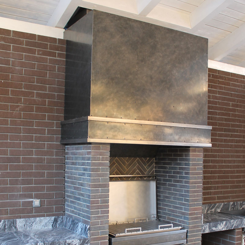 Прямоугольный вытяжной зонт