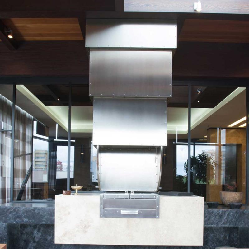 Телескопический вытяжной зонт из нержавеющей стали